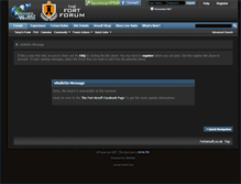 Tablet Screenshot of forums.fortairsoft.co.uk